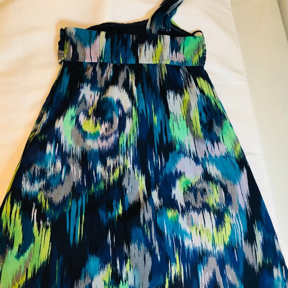 Ann Taylor Loft Abstract Print One Shoulder Dress - image 5